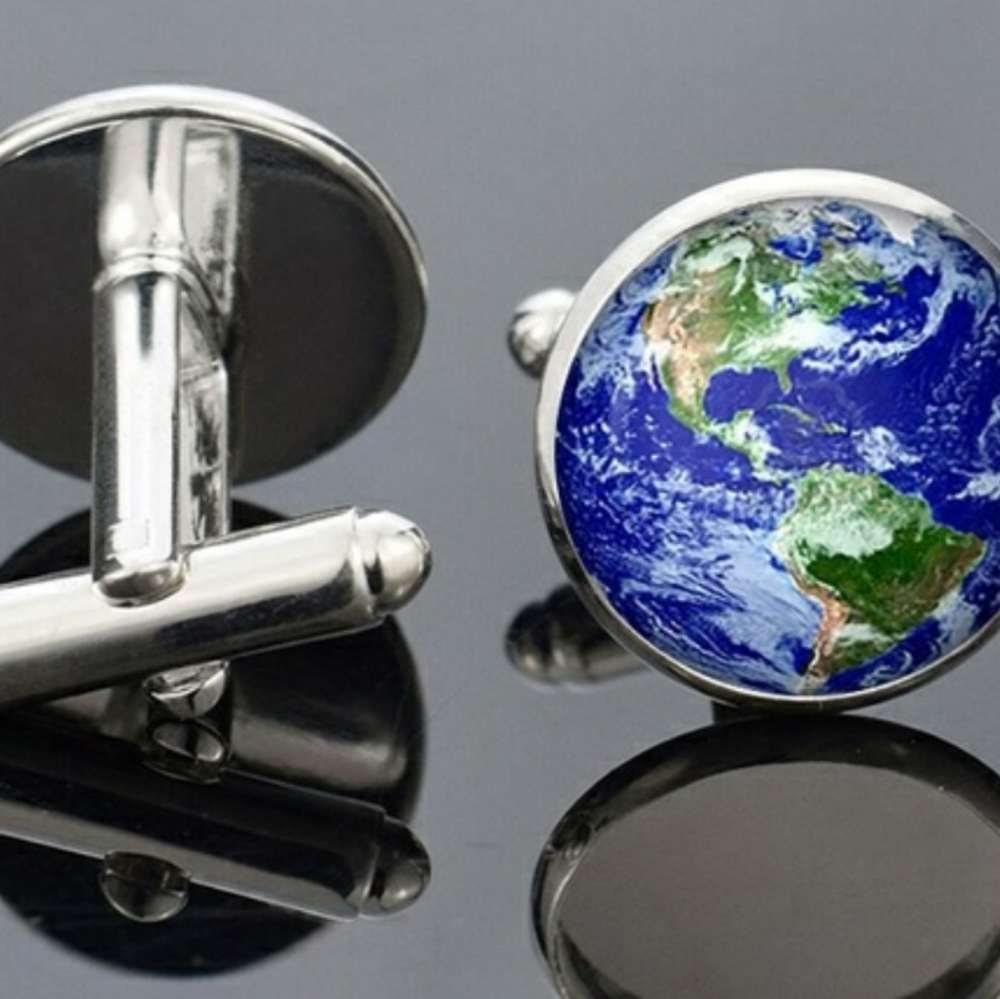 New Planet Earth Cuff Links